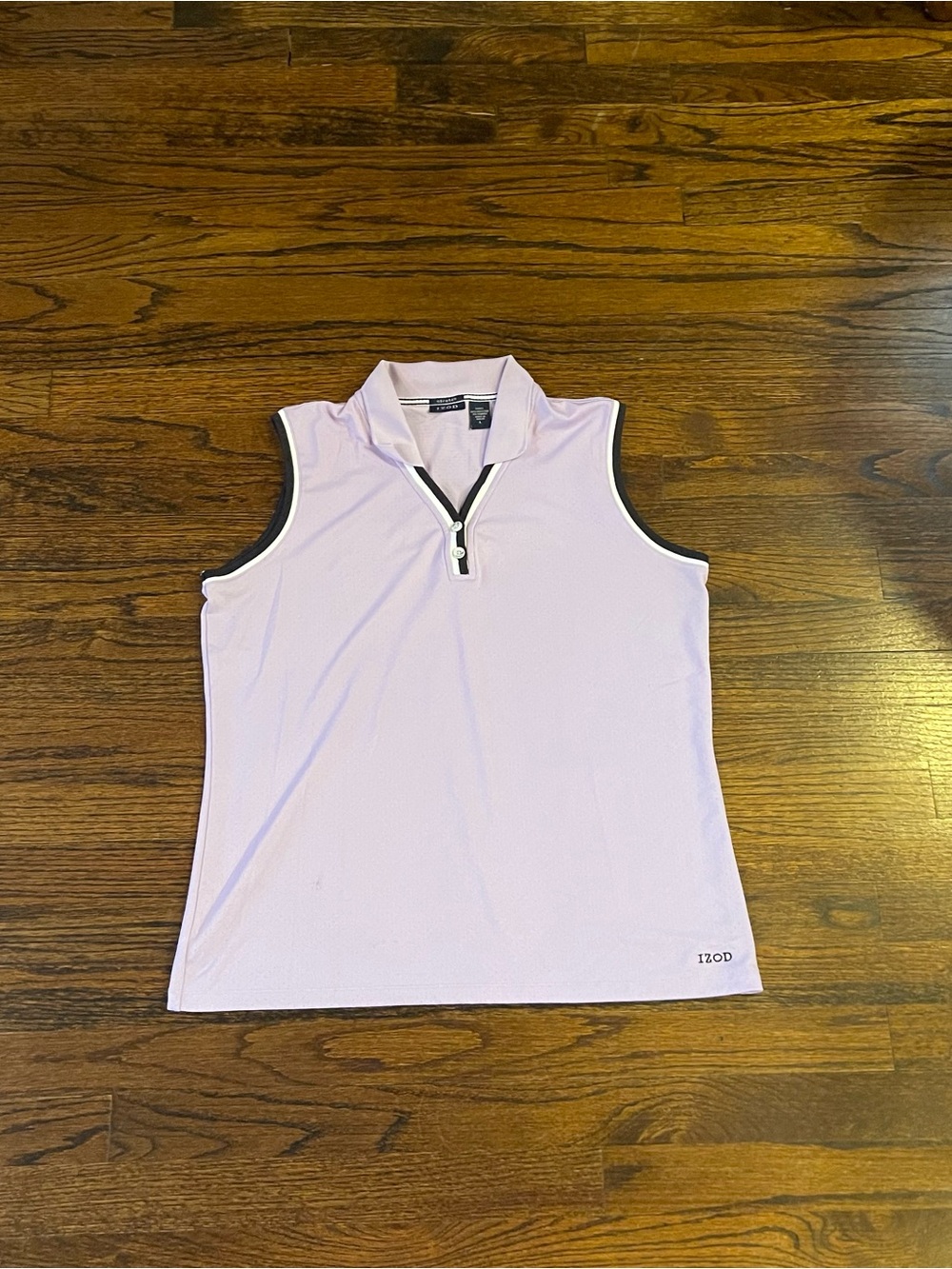 IZOD Y2K Women's Sleeveless Polo Tank - Light Lavender